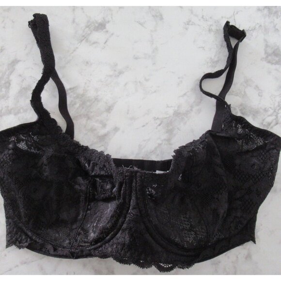 Cosabella Bra 34G Black Lace Unlined Underwire - Picture 1 of 7